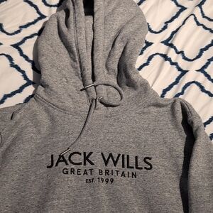 Jack Wills Gray Hoodie for Men. Xxl ( Fits Like Xl)